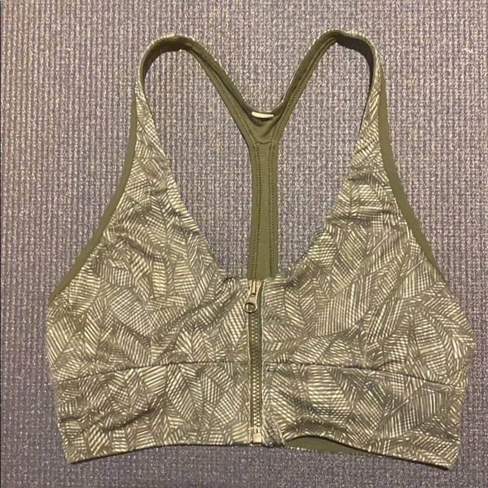 Lululemon Front Zip Sports Bra